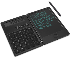 Calculator with LCD Writing Tablet